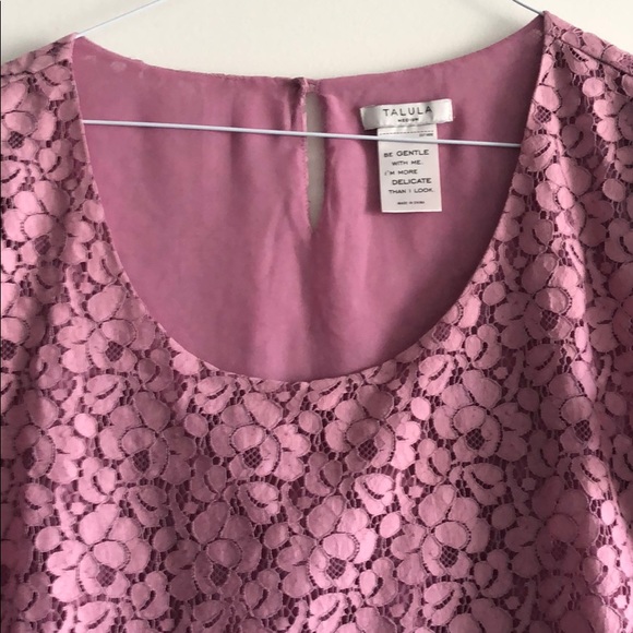 Talula mauve lace blouse - Picture 2 of 4